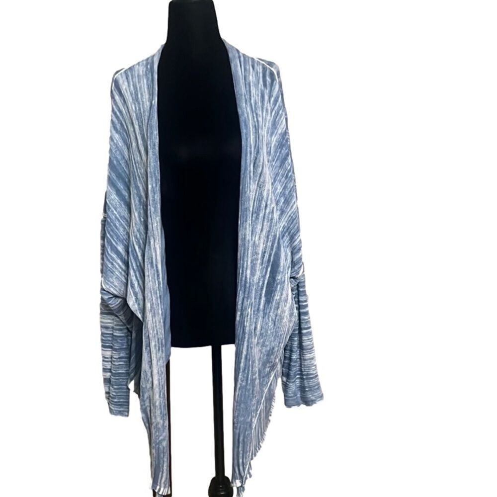 NIC + ZOE OPEN BREEZE LINEN BLEND CARDIGAN SWEATER SIZE 3X